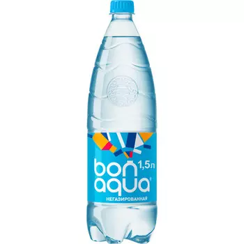 Вода питьевая BonAqua н/газ 1,5л пэт