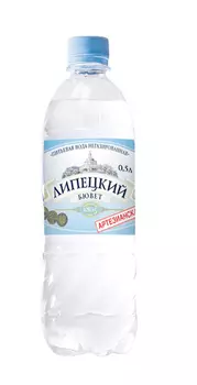 Вода питьевая Липецкий Бювет н/газ 1категория 0.5л пэт