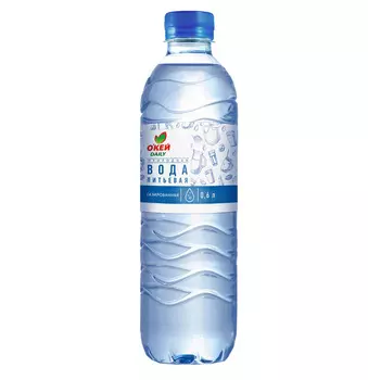 Вода прир питьевая ТЧН! стол газ 0,6л пэт