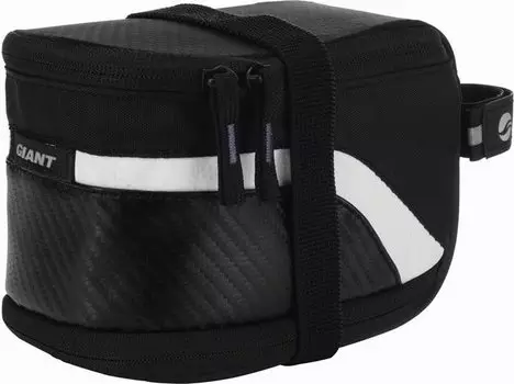 Сумка велосипедная Giant Seat Bag, Medium, под седло, черный, 131124