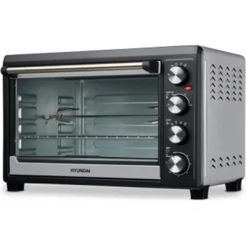 Мини-печь Hyundai MIO-HY076 45л. 2000Вт серебристый/черный