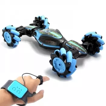Машинка-перевертыш Weishengda Stunt Car (CV8818-83A), с управлением жестами синяя