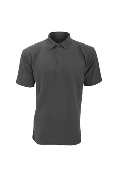 UCC 50 50 Простая рубашка-поло из пике с короткими рукавами Ultimate Clothing Collection, серый