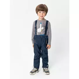 утепленные брюки для мальчиков (синий, 128/ 8-9 YEARS)