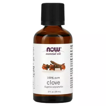 NOW Foods, Эфирное масло гвоздики , 59 мл