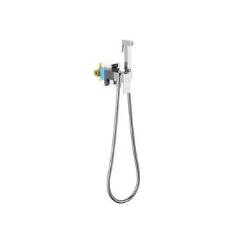 Встраиваемый смеситель с гигиеническим душем Aquatek Либра AQ1022CR хром