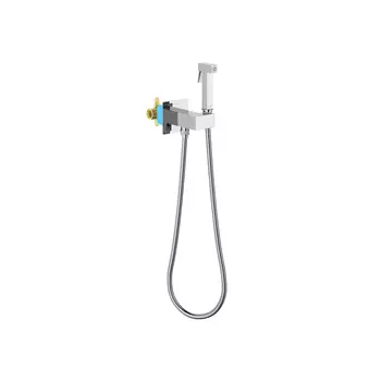 Встраиваемый смеситель с гигиеническим душем Aquatek Лира AQ1025CR хром