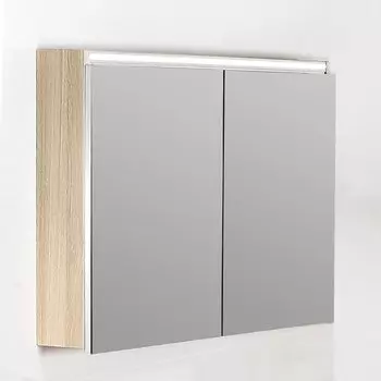 Зеркальный шкаф Armadi Art Vallessi 546-L 100 дуб светлый