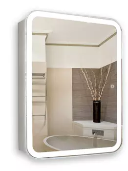 Зеркальный шкаф с подсветкой Azario Фиджи 50 см LED-00002471 белый