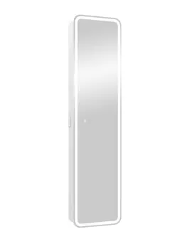 Пенал зеркальный с подсветкой Taliente CBled 40 см TA-CBled-L40160 подвесной, универсальный, белый