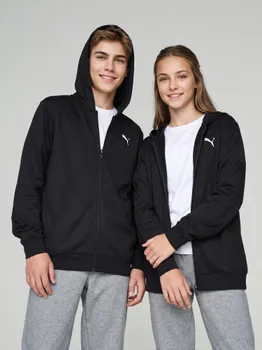 Толстовка для мальчиков PUMA Full Zip, Черный