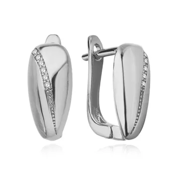 Серьги-клипсы MINTHA, модные модные ювелирные изделия, серьги-гвоздики с кубическим цирконием для женщин, серьги золотого цвета A