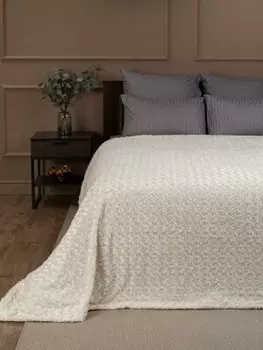 Плед мягкий мех buenas noches 220*240 молочный арт.13120