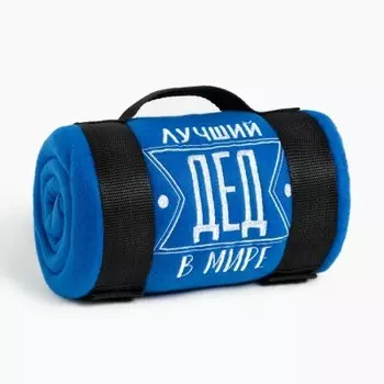 Плед флисовый этель лучший дед 130*150 см