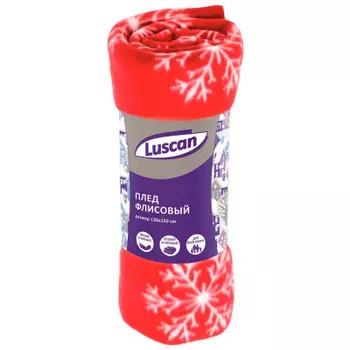 Плед флисовый лускан 130 x150 см метель