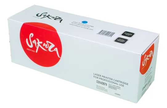 Картридж лазерный Sakura SACC531A/CRG718C (CC531A/CRG718C), голубой, 2800 страниц, совместимый для Color LaserJet CP2025/CP2025n/CP2025dn/CP2025, MFP CM2320fxi/CM2320n/CM2320nf