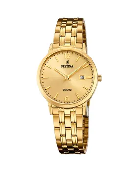 Женские часы F20514/3 Acero Classico из золотой стали Festina, золотой