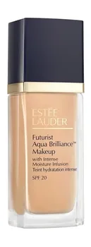 Тональный крем для лица, 1W0 Теплый фарфор, 30 мл Estee Lauder, Futurist Aqua Brilliance Makeup with Intense Moisture Infusion SPF 20, Este Lauder