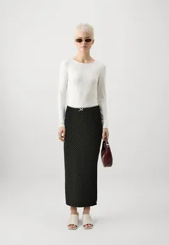 Юбка макси ONLLEXI SKIRT ONLY Petite, черный