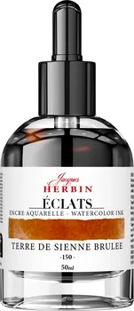Чернила акварельные Jacques Herbin ?clats, 50 мл, Terre de Sienne Brulee Жженая Сиенна