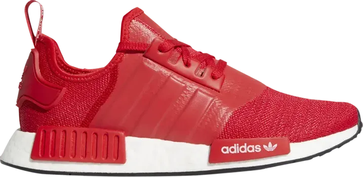 Мужские кроссовки Adidas NMD R1, красно-белый
