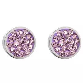 Пусеты "Light Amethyst"