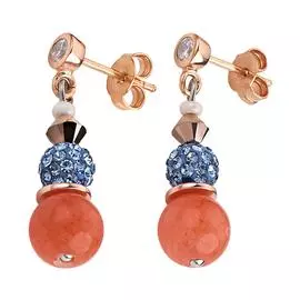 Серьги "Aqua-Orange"