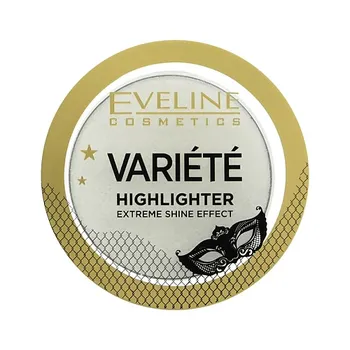 EVELINE Хайлайтер для лица прессованный VARIETE EXTREME SHINE EFFECT