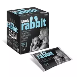 BLACK RABBIT Подгузники на липучках, 9-14 кг, L