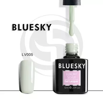 BLUESKY Гель-лак Luxury Silver LV219