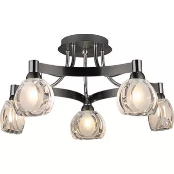 Потолочная люстра N-Light N-Light 09 18 09 1805 0113 05 chrome + dark chrome
