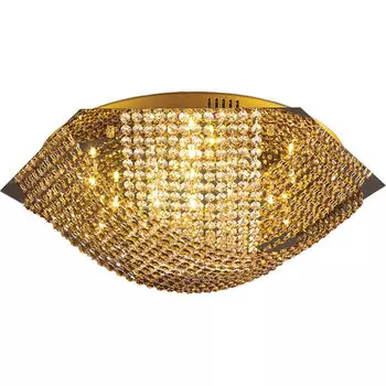 Потолочная люстра N-Light N-Light 2670 2670/16 gold G4 20W yellow+white crystal