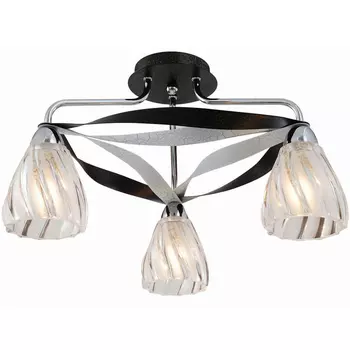 Потолочная люстра N-Light N-Light 405 405-03-63CWB chrome + white crack + black crack