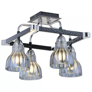 Потолочная люстра N-Light N-Light 411 411-04-63CBC chrome + black crack