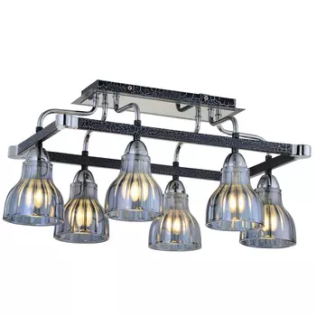Потолочная люстра N-Light N-Light 411 411-06-63CBC chrome + black crack