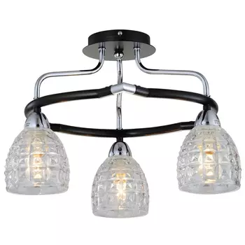 Потолочная люстра N-Light N-Light 412 412-03-63CDW chrome + dark wengue