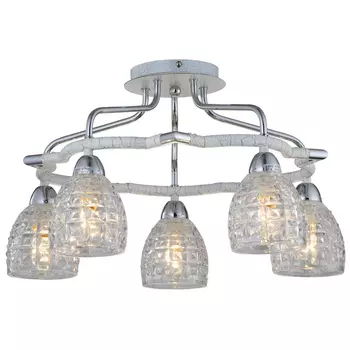 Потолочная люстра N-Light N-Light 412 412-05-13CWC chrome + white crack