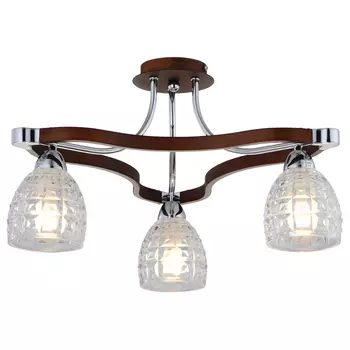 Потолочная люстра N-Light N-Light 415 415-03-13 chrome + walnut