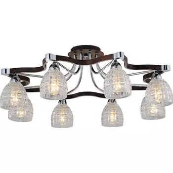 Потолочная люстра N-Light N-Light 415 415-08-13 chrome + walnut
