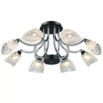 Потолочная люстра N-Light N-Light 416 416-08-13 chrome + dark wengue