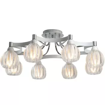 Потолочная люстра N-Light N-Light 418 418-08-73CWC chrome + white crack