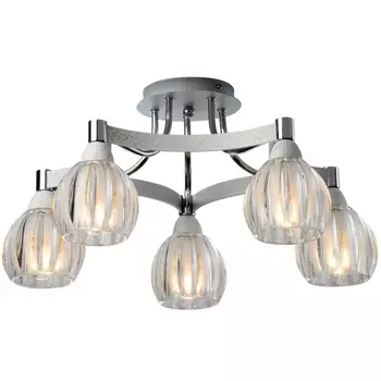 Потолочная люстра N-Light N-Light 418 418-05-73CWC chrome + white crack