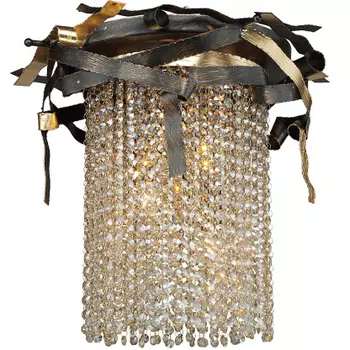 Потолочная люстра N-Light N-Light 555 555-03-03 gold + black + shampagne crystal