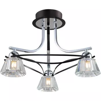 Потолочная люстра N-Light N-Light 8910 89101-3 chrome + wengue (blue LED)