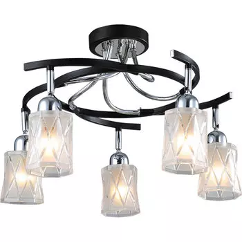 Потолочная люстра N-Light N-Light 8940 89402-5 chrome + wengue