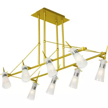 Потолочная люстра N-Light N-Light P-493 P-493/8 satin gold