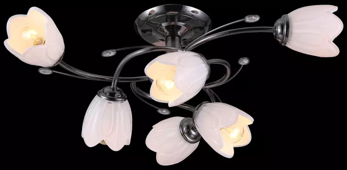 Потолочная люстра Natali Kovaltseva 11487/6 DARK CHROME
