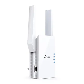 Усилитель сигнала (репитер) TP-Link RE605X, 802.11a/b/g/n/ac/ax, 2.4 / 5 ГГц, 1.78 Гбит/с, порты Ethernet: 1x1 Гбит/с, внешних антенн: 2