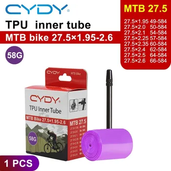 CYDY MTB 29 26 27,5 Велосипедная камера Ultralight Camera TPU 29x1,95 2,0 2,1 2,2 2,3 2,4 2,5 2. 6-дюймовая покрышка для горного велосипеда 29er