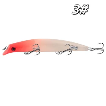 Рыболовные приманки Sasuke Minnow 12 см 15,5 г Плавающие безгубые воблеры Искусственная жесткая приманка для ловли окуня и щуки 1#